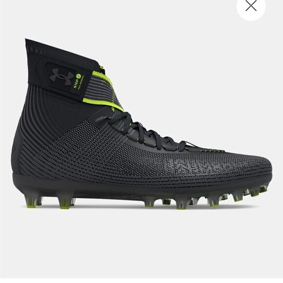 Men’s Under Armour Highlight MC Football Cleats, Black, NWOB, NEW - Picture 2 of 6